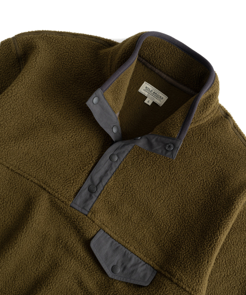 WILD BRICKS(ワイルドブリックス)の「W24 FLEECE PULLOVER (olive)(その他アウター・メンズ・その他・MEDIUM/LARGE/X-LARGE)」の3枚目の写真