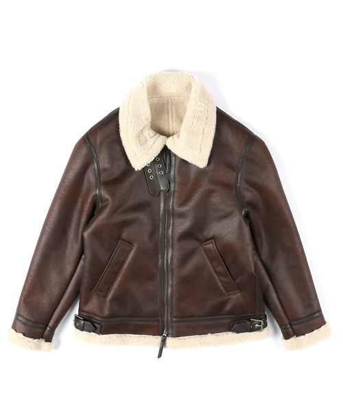 セール】FAKE MOUTON B-3 FLIGHT JACKET：フェイクムートン B3