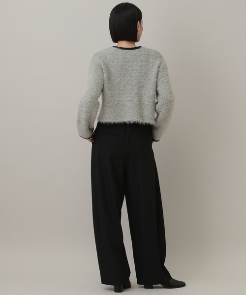 A part by（アパートバイ）の「アルパカファーハイショクカーディガン（カーディガン/ボレロ・レディース・オフホワイト/ブラック/グレー系その他3・FREE）」の19枚目の写真