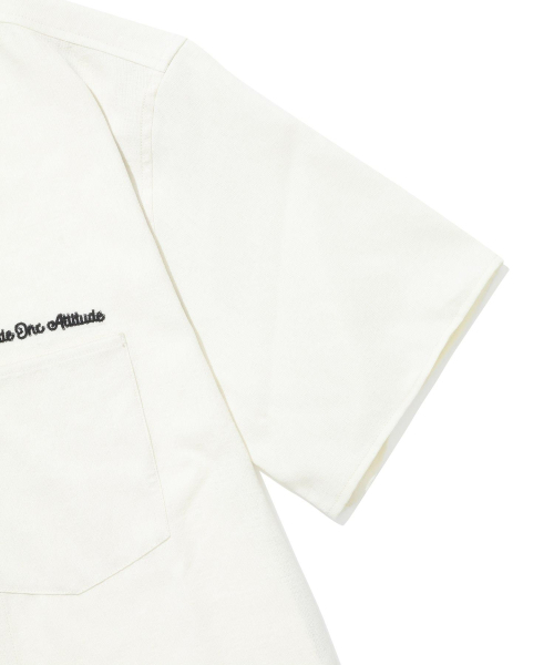 COVERNAT（カバーナット）の「レタリングリゾートハーフシャツクリーム（シャツ/ブラウス・レディース・その他・SMALL/MEDIUM/LARGE/X-LARGE）」の6枚目の写真