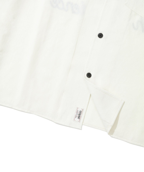 COVERNAT（カバーナット）の「レタリングリゾートハーフシャツクリーム（シャツ/ブラウス・レディース・その他・SMALL/MEDIUM/LARGE/X-LARGE）」の7枚目の写真