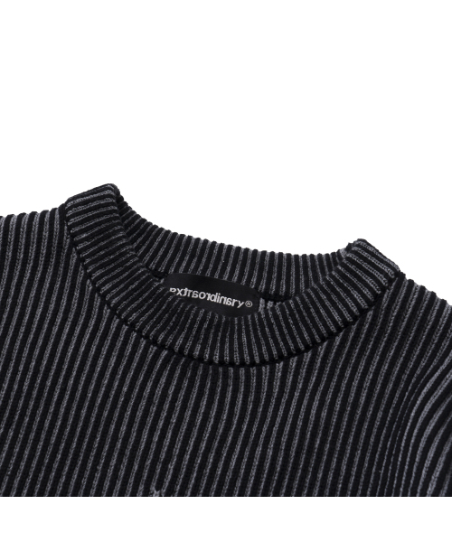 EXTRAORDINARY(エクストラオーディナリー)の「STAR JACQUARD SWEATER BLACK(ニット/セーター・メンズ・その他・X-LARGE/MEDIUM/LARGE)」の4枚目の写真