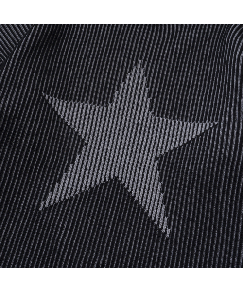 EXTRAORDINARY(エクストラオーディナリー)の「STAR JACQUARD SWEATER BLACK(ニット/セーター・メンズ・その他・X-LARGE/MEDIUM/LARGE)」の5枚目の写真