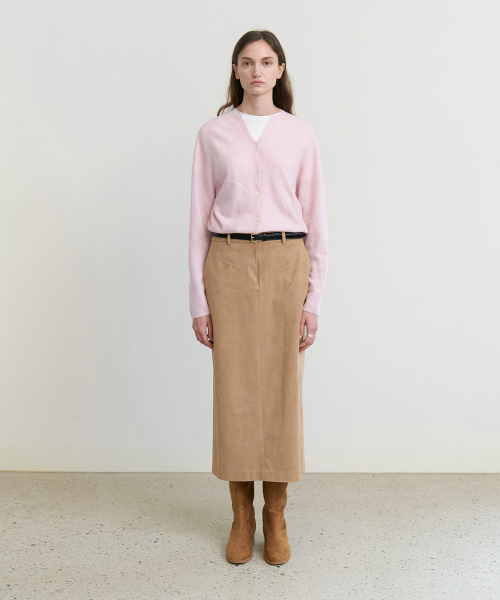 STEP AROUND(ステップアラウンド)の「Suede H-line skirt_BEIGE(スカート・レディース・その他・SMALL/MEDIUM)」の2枚目の写真