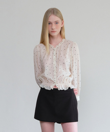 HANE（ハネ）の「Frill Collar Blouse_Dot（シャツ/ブラウス）」