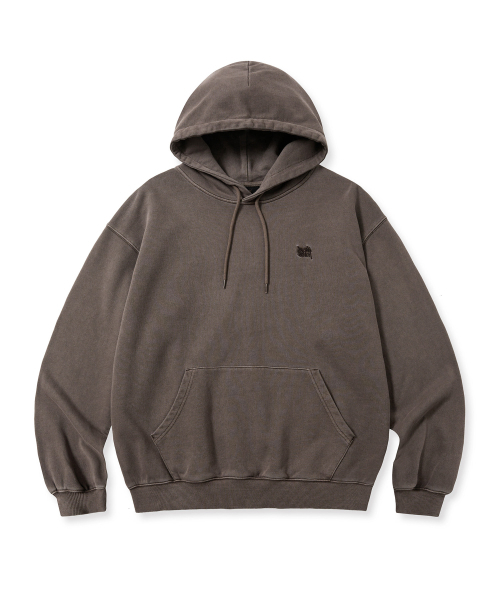 BROWNBREATH（ブラウンブレス）の「PIGMENT TAG HOODIE - BROWN（パーカー・レディース・その他・LARGE/X-LARGE/MEDIUM/SMALL）」の2枚目の写真