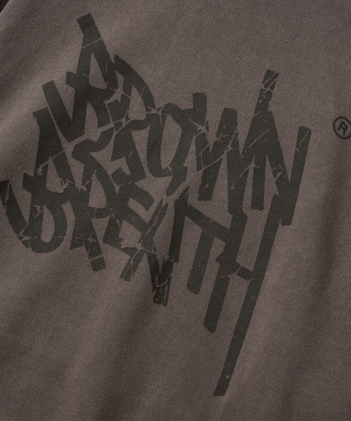 BROWNBREATH（ブラウンブレス）の「PIGMENT TAG HOODIE - BROWN（パーカー・レディース・その他・LARGE/X-LARGE/MEDIUM/SMALL）」の3枚目の写真