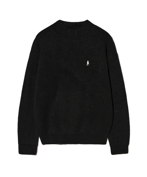 YALE(イェール)の「ブークレモックネックニット_ブラック(ニット/セーター・レディース・その他・SMALL/MEDIUM/LARGE/X-LARGE)」の2枚目の写真