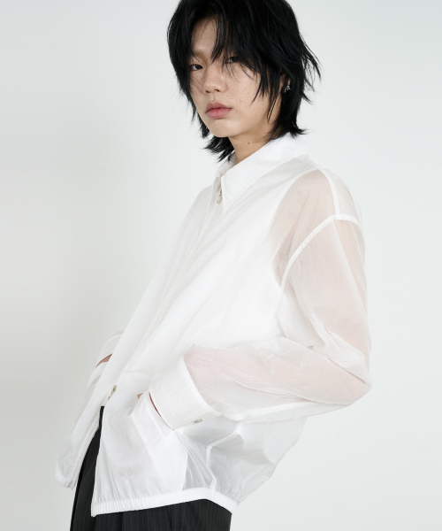 DUSTYWHITE(ダスティーホワイト)の「ホワイトヘイズジップアップシャツ(シャツ/ブラウス・メンズ・その他・MEDIUM/LARGE/X-LARGE)」の2枚目の写真
