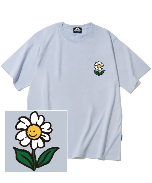 TRIPSHION(トリップション)の「シングルフラワーロゴTシャツ - パープル(Tシャツ/カットソー・メンズ・その他・LARGE/MEDIUM/X-LARGE)」の1枚目の写真