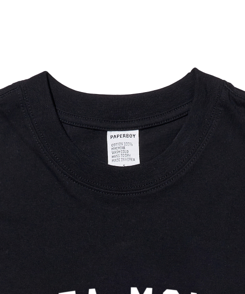 PAPERBOY(ペーパーボーイ)の「クロップサンタモニカ半袖Tシャツ-ブラック(Tシャツ/カットソー・レディース・その他・SMALL/MEDIUM)」の5枚目の写真