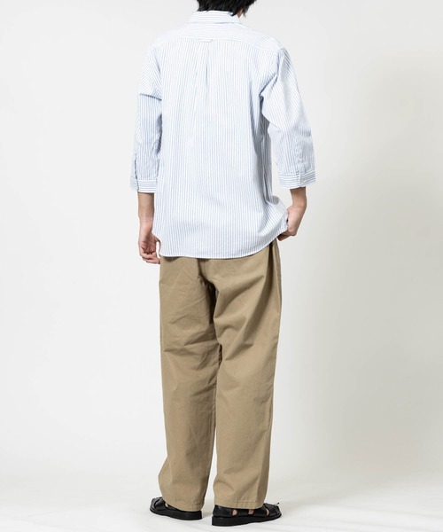 JOHN'S CLOSET(ジョンズクローゼット)の「【a】パナマ レギュラーカラー 七分袖シャツ(シャツ/ブラウス・メンズ・ブルー/ブラック/ピンク/ネイビー系1/ホワイト系その他/ホワイト/ネイビー/ミント/ベージュ・LARGE/MEDIUM)」の16枚目の写真