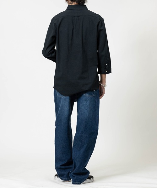 JOHN'S CLOSET(ジョンズクローゼット)の「【a】パナマ レギュラーカラー 七分袖シャツ(シャツ/ブラウス・メンズ・ブルー/ブラック/ピンク/ネイビー系1/ホワイト系その他/ホワイト/ネイビー/ミント/ベージュ・LARGE/MEDIUM)」の22枚目の写真