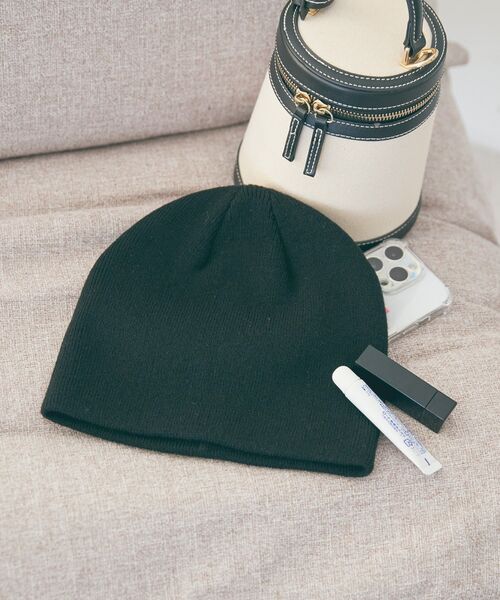 AMERICAN HOLIC（アメリカンホリック）の「ニットビーニー（ニットキャップ/ビーニー・レディース・杢グレー/ブラック/レッド・FREE）」の9枚目の写真