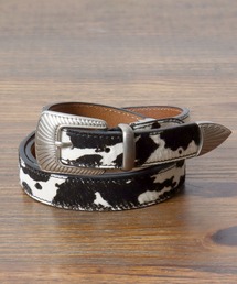 Lee | Lee/リー 25mm ナロー ウエスタン COW柄 本革 レザーベルト(ベルト)