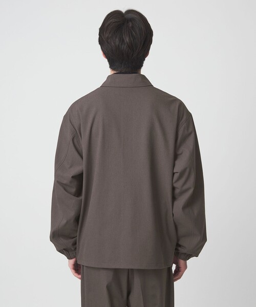 green label relaxing（グリーンレーベルリラクシング）の「FREELITCH コーチ ジャケット  -2WAYストレッチ・吸水速乾-（ブルゾン・メンズ・コバルトブルー/ダークブラウン/ブラック・XL/L/M/S）」の20枚目の写真