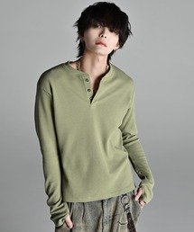 メンズのTシャツ/カットソー（グリーン・カーキ/緑色系）ファッション