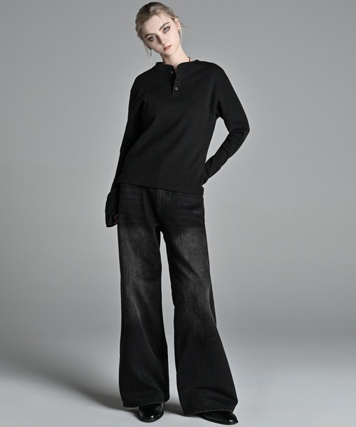 ADRER（アドラー）の「Thermal long sleeve tee / サーマルロング
