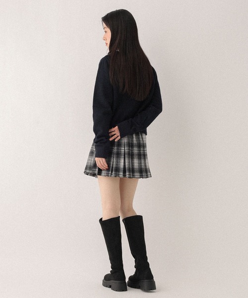Heather(ヘザー)の「襟付きモチーフカーディガン 603690(ニット/セーター・レディース・ネイビー/グレー/アイボリー・FREE)」の19枚目の写真