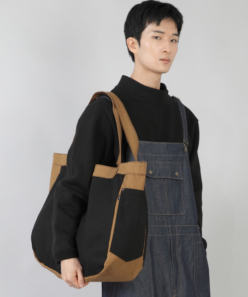SAINTCREW(セントクルー)の「ジャイアントバルクエコバッグ GBE-156 キャメルブラック(エコバッグ/サブバッグ・メンズ・その他・FREE)」の4枚目の写真