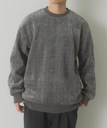 ITEMS URBANRESEARCH | 発熱機能ケーブル柄カットモールトップス(その他トップス)