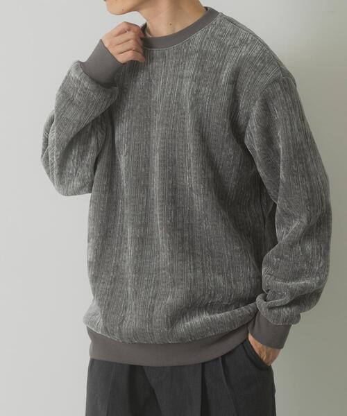 ITEMS URBANRESEARCH(アイテムズ アーバンリサーチ)の「発熱機能ケーブル柄カットモールトップス(その他トップス・メンズ・ホワイト/グレー・MEDIUM/LARGE)」の21枚目の写真