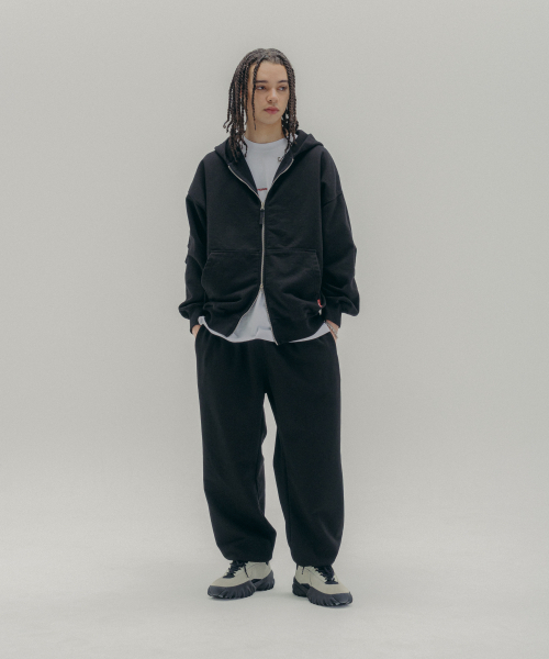 PSSHOPPER（ピーエスショッパ）の「ウォッシングワイドジョガーパンツ[ブラック]（スウェットパンツ・メンズ・その他・MEDIUM/LARGE/X-LARGE）」の2枚目の写真
