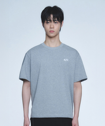 SYMBOL SIDE POCKET T-SHIRT-[GRAY]
