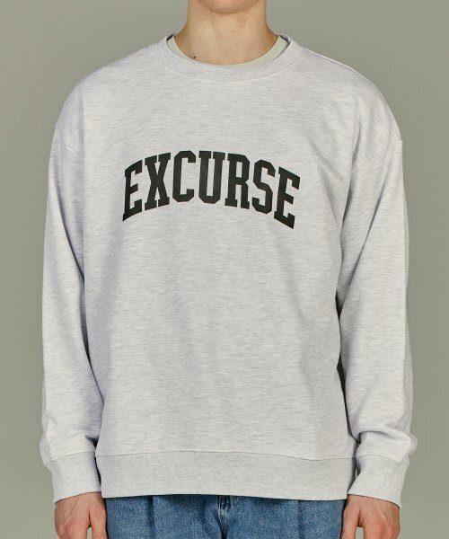 EXCURSE(エクスカース)の「ECプレミアムオーバーサイズアーチロゴスウェットシャツメランジ(スウェット・レディース・その他・MEDIUM/X-LARGE)」の4枚目の写真