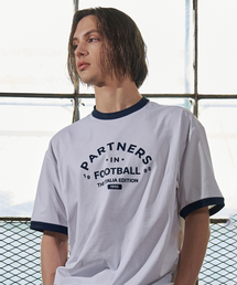 GALEX（ギャレックス）の「Football Lettering Ringer Short Sleeve White GA5627 WH（Tシャツ/カットソー）」