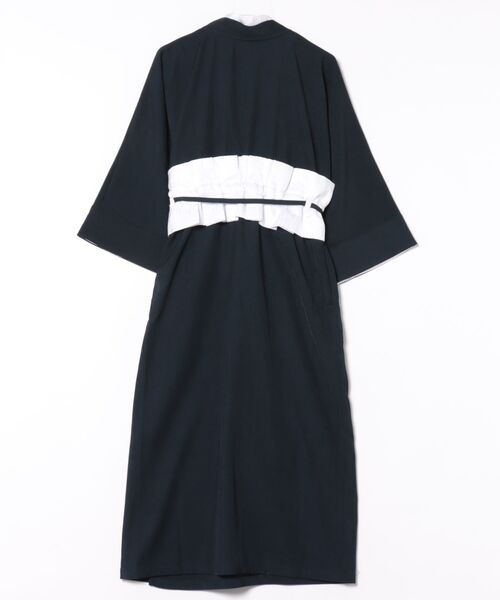 カヤ（カヤ）の「【カヤ】流水洒落着ならいワンピース（ワンピース・レディース・スミクロ/ダークネイビー/エンジ・FREE）」の9枚目の写真