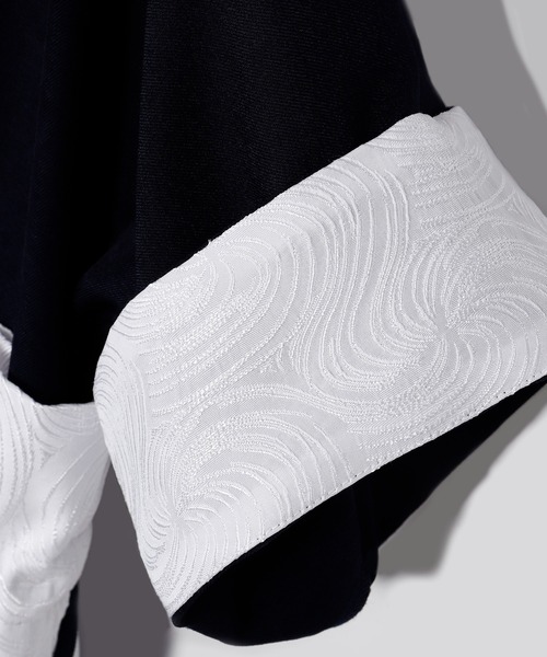 カヤ（カヤ）の「【カヤ】流水洒落着ならいワンピース（ワンピース・レディース・スミクロ/ダークネイビー/エンジ・FREE）」の10枚目の写真