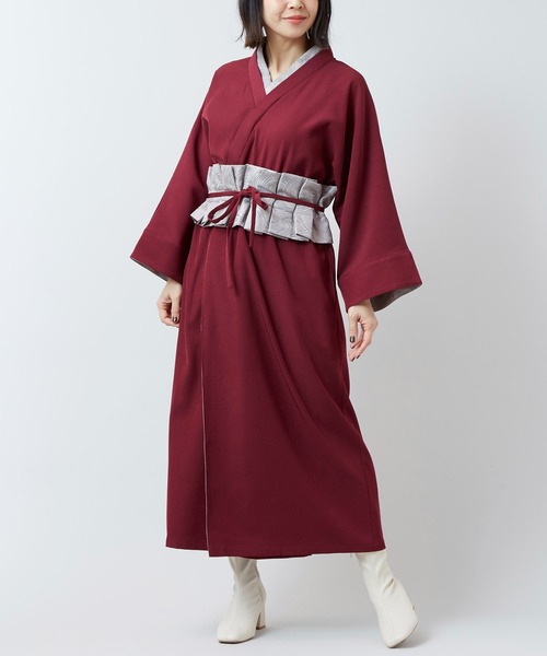 カヤ（カヤ）の「【カヤ】流水洒落着ならいワンピース（ワンピース・レディース・スミクロ/ダークネイビー/エンジ・FREE）」の17枚目の写真