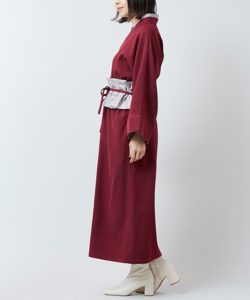 カヤ（カヤ）の「【カヤ】流水洒落着ならいワンピース（ワンピース・レディース・スミクロ/ダークネイビー/エンジ・FREE）」の19枚目の写真