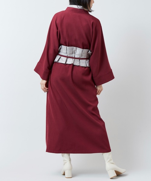 カヤ（カヤ）の「【カヤ】流水洒落着ならいワンピース（ワンピース・レディース・スミクロ/ダークネイビー/エンジ・FREE）」の20枚目の写真