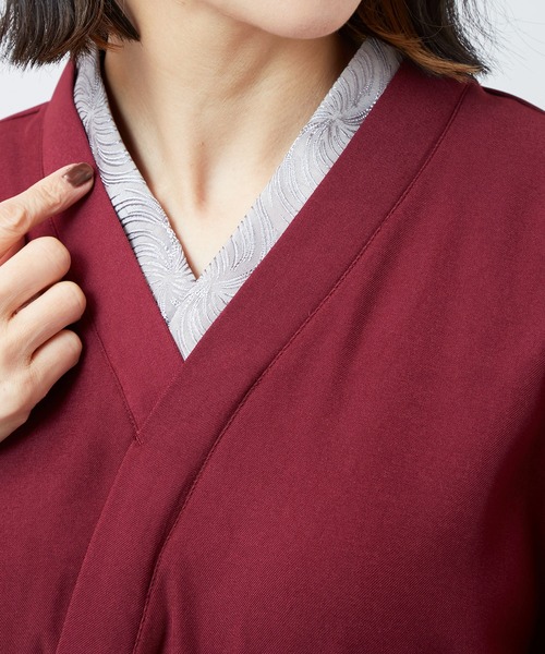 カヤ（カヤ）の「【カヤ】流水洒落着ならいワンピース（ワンピース・レディース・スミクロ/ダークネイビー/エンジ・FREE）」の22枚目の写真