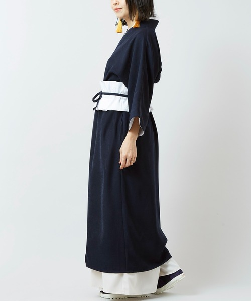 カヤ（カヤ）の「【カヤ】流水洒落着ならいワンピース（ワンピース・レディース・スミクロ/ダークネイビー/エンジ・FREE）」の14枚目の写真