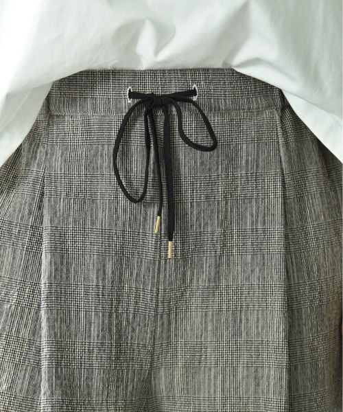 INTERPLANET（インタープラネット）の「スラブチェックパンツ（その他パンツ・レディース・ブラック/ブラウン・FREE）」の15枚目の写真