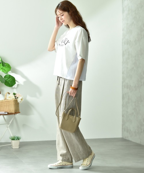 INTERPLANET（インタープラネット）の「スラブチェックパンツ（その他パンツ・レディース・ブラック/ブラウン・FREE）」の17枚目の写真