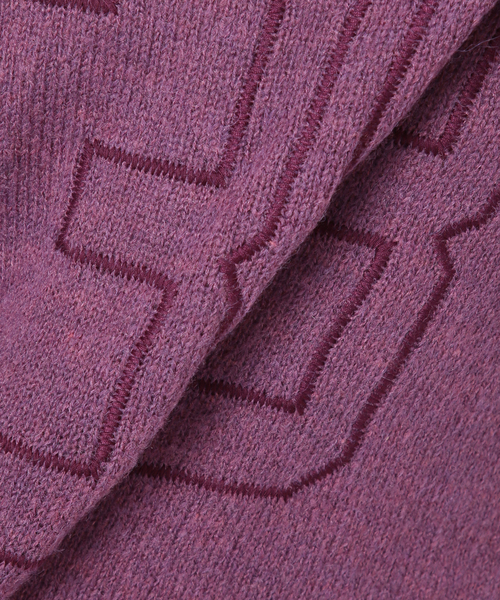 Oriens JOURNAL STANDARD（オリエンス ジャーナルスタンダード）の「ナンバリングダメージニット（ニット/セーター・レディース・グレー/パープル・FREE）」の13枚目の写真