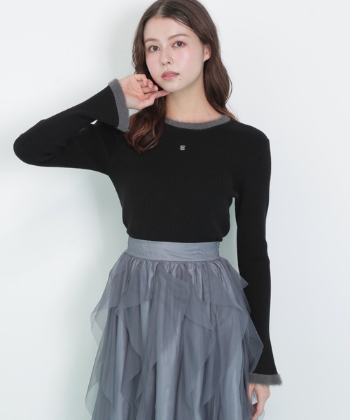 JILL by JILL STUART(ジルバイジルスチュアート)の「【再入荷】縦ラッフルチュールスカート(スカート・レディース・グレー/ホワイト/ベージュ・FREE)」の16枚目の写真