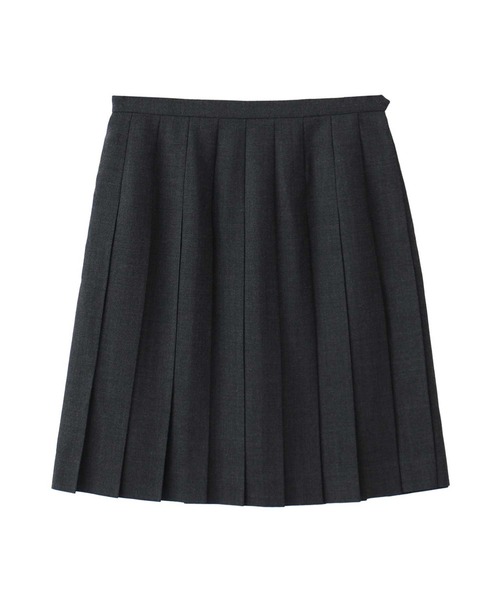 EASTBOY(イーストボーイ)の「スカート 無地 48cm丈 ウォッシャブル 女子 制服 学生服 中学生 高校生 スクール 入学式 卒業式(スカート・キッズ・ネイビー/チャコール/ライトグレー・13号/11号/9号/7号)」の2枚目の写真