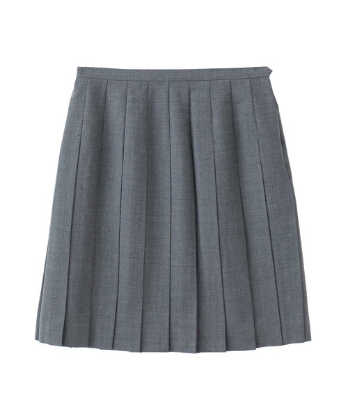 EASTBOY(イーストボーイ)の「スカート 無地 48cm丈 ウォッシャブル 女子 制服 学生服 中学生 高校生 スクール 入学式 卒業式(スカート・キッズ・ネイビー/チャコール/ライトグレー・13号/11号/9号/7号)」の1枚目の写真