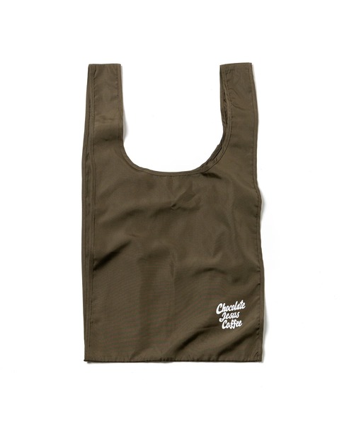 Chocolate Jesus Coffee(チョコレートジーザスコーヒー)の「COFFEE LOGO PACKABLE TOTE BAG(トートバッグ・メンズ・ブラック/オリーブ・FREE)」の2枚目の写真