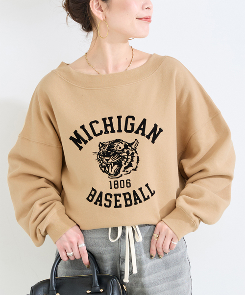 SCREEN STARS（スクリーンスターズ）の「ウォッシャブル / SCREEN STARS / スクリーンスターズ 別注 スウェット（スウェット・レディース・チャコールグレー/ブラック/ブラウン・FREE）」の3枚目の写真