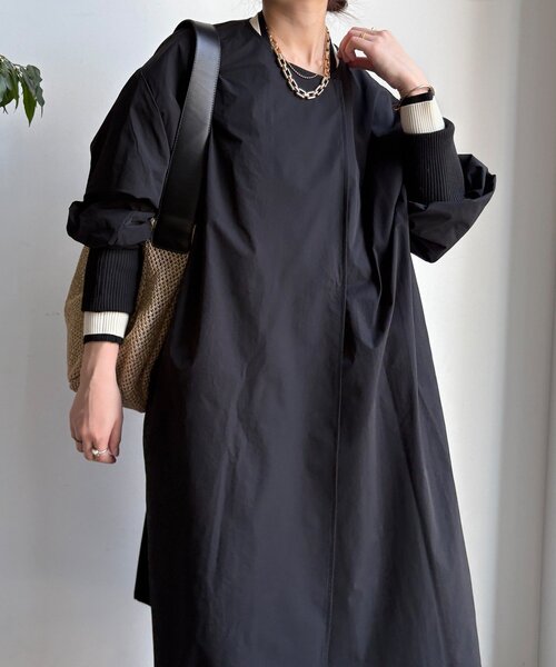 DouDou（ドゥドゥ）の「袖リブライトコート（その他アウター・レディース・ブラック/キャメル/ベージュ・FREE）」の11枚目の写真