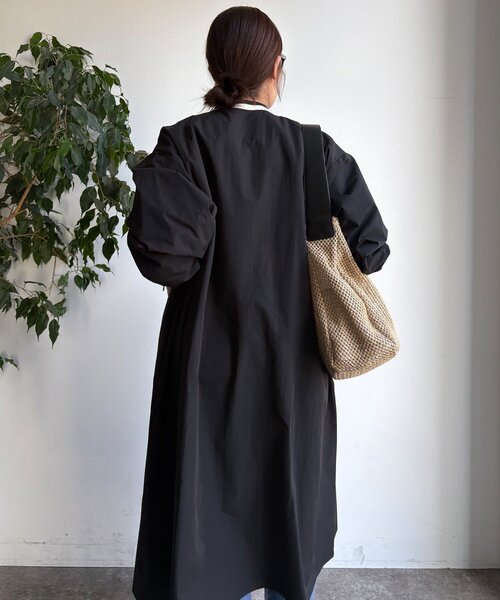 DouDou（ドゥドゥ）の「袖リブライトコート（その他アウター・レディース・ブラック/キャメル/ベージュ・FREE）」の12枚目の写真