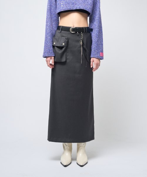 320SHOWROOM(320ショールーム)の「1Cargo Pocket Long Skirt Charcoal(スカート・レディース・その他・MEDIUM)」の1枚目の写真