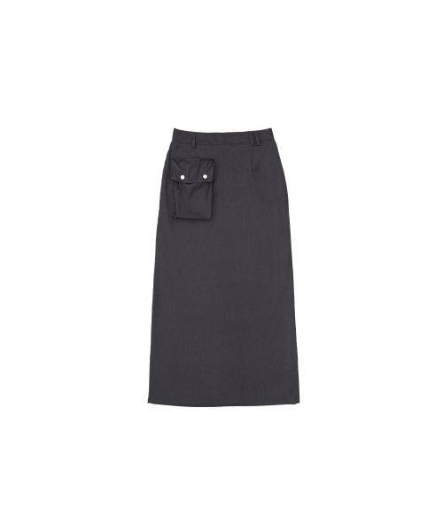 320SHOWROOM(320ショールーム)の「1Cargo Pocket Long Skirt Charcoal(スカート・レディース・その他・MEDIUM)」の3枚目の写真