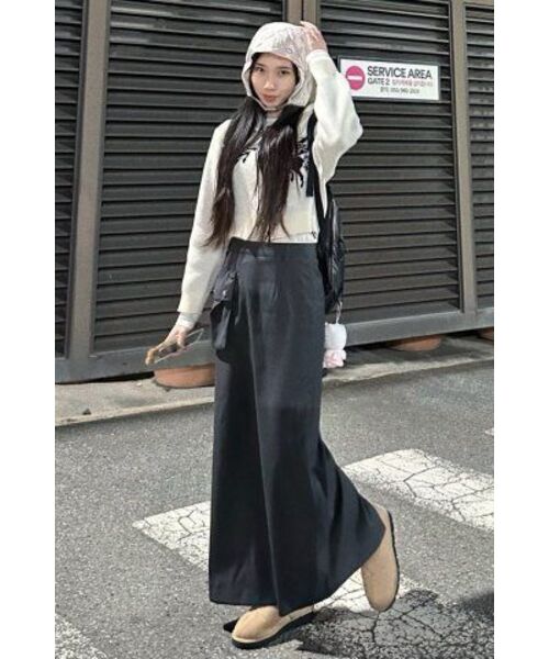 320SHOWROOM(320ショールーム)の「1Cargo Pocket Long Skirt Charcoal(スカート・レディース・その他・MEDIUM)」の6枚目の写真